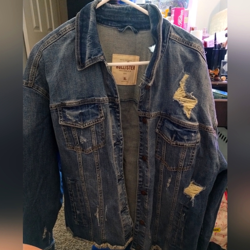Hollister Distressed Jean Jacket